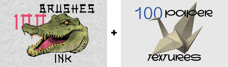 Ink + Paper Textures Bundle