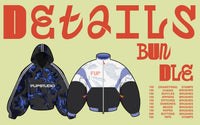 FUPstudio Details Bundle for Procreate, 1500 hand-drawn brushes and stamps for fashion garment details with two hoodies showcase
