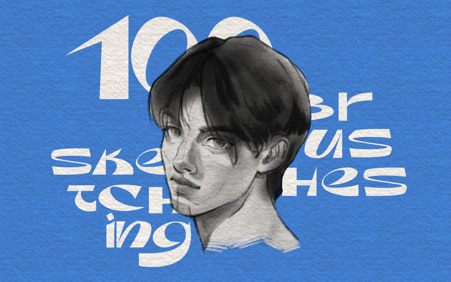 Sketching Procreate Brushes – 100 Pencil Brushes & Textures