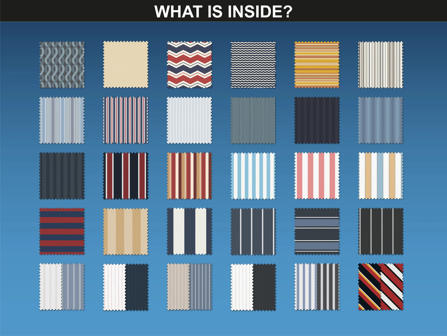 FUPstudio Stripe Pattern Bundle preview showcasing various vector stripe patterns for textile and fashion design.