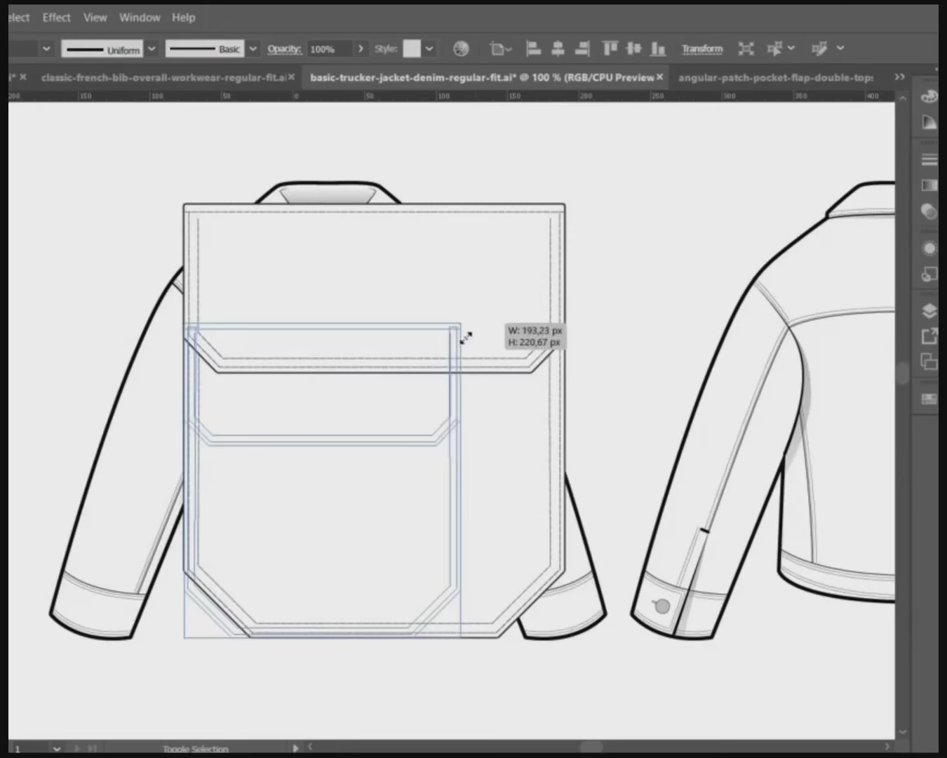 fupstudio workwear mockups bundle in use for fashion designers