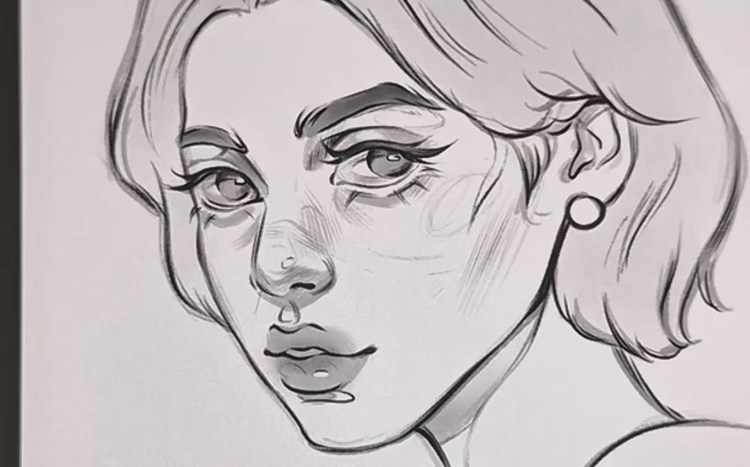 Paper Texture Brushes by FUPstudio, Procreate demo showing paper grain overlays for realistic watercolor and sketch texture.