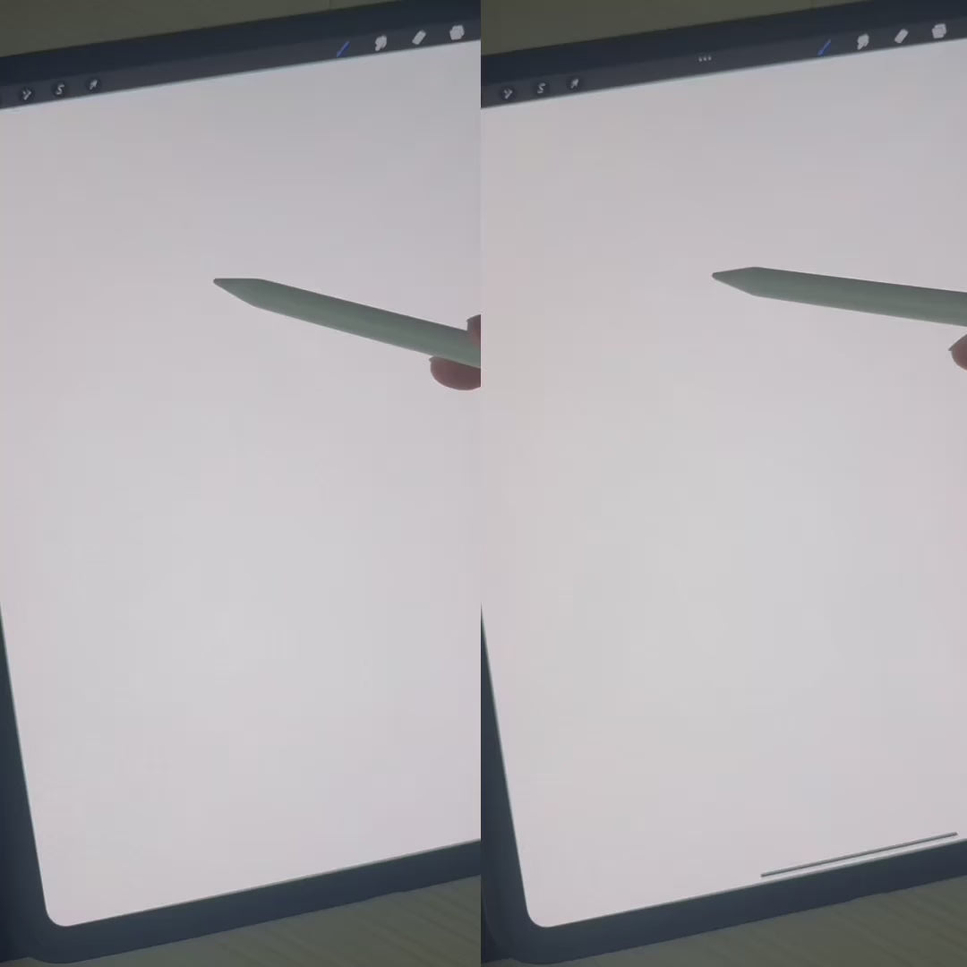 Ink Procreate Brushes by FUPstudio demo, realistic ink strokes, splatters and paper textures on Procreate iPad.