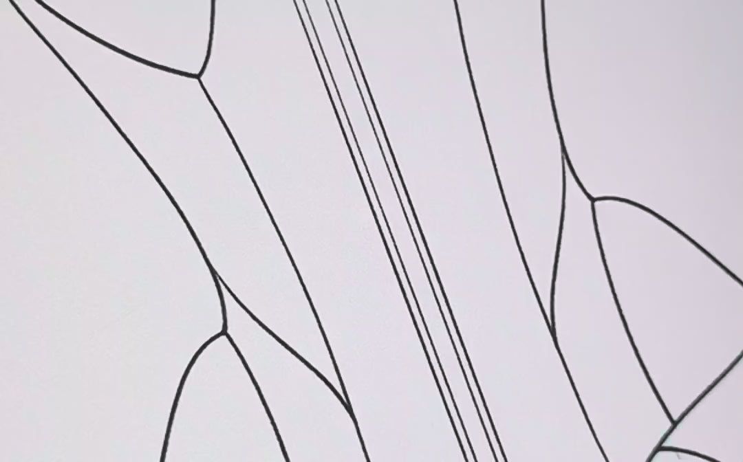 Video demo of FUPstudio Textures Bundle for Procreate, applying texture brushes onto a fashion sketch with one stamp.