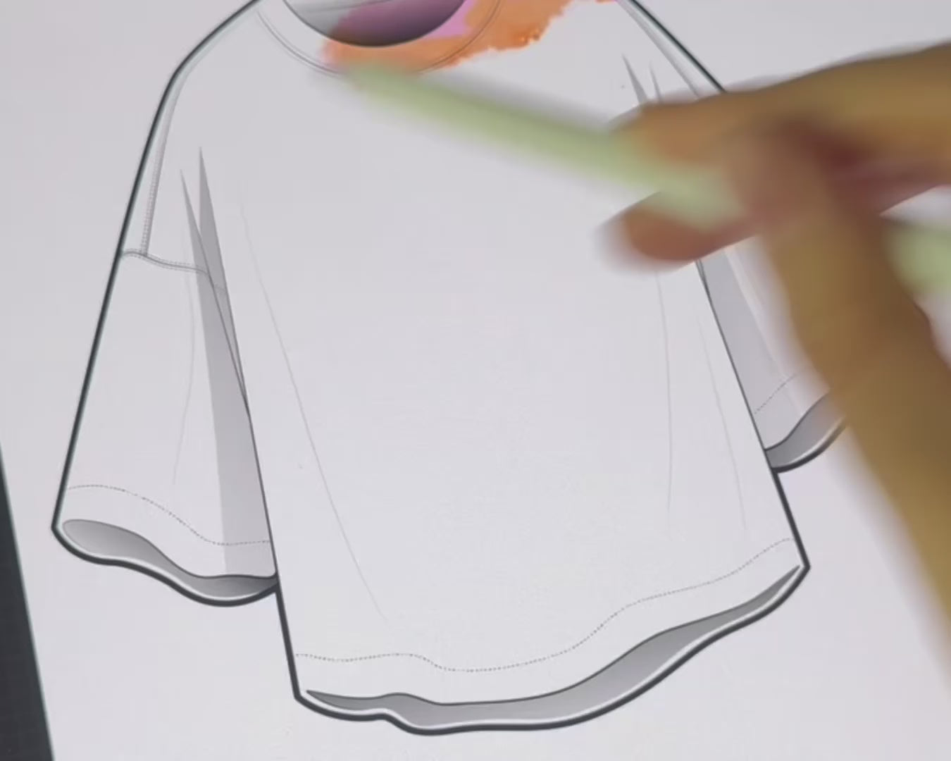 Editing streetwear mockups from FUPstudio’s Streetwear Mockups Bundle 2 in Illustrator, showcasing full customization.